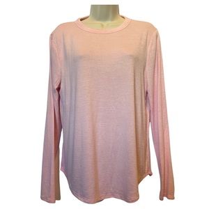 Banana Republic Women’s baby Pink long sleeve cardigan crew neck sweater